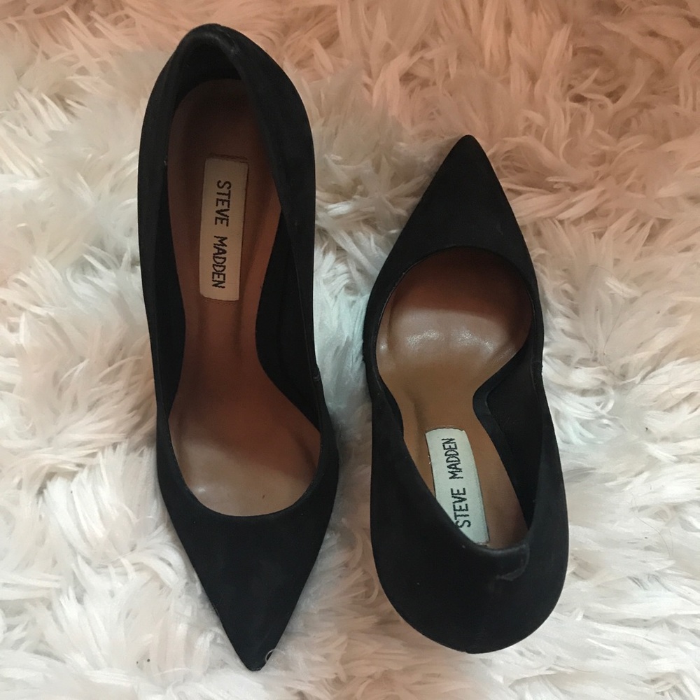 Black 4.5 inch Heels From Steven Madden